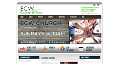 Desktop Screenshot of ecwesleyan.com